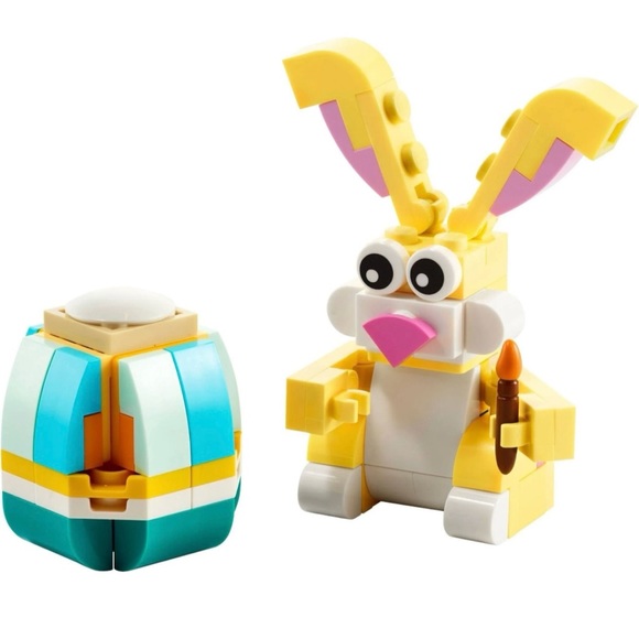 LEGO Bundle of 2 Sets: #30579 Easter Chick Egg and #30583 Easter Bunny, NEW - Picture 4 of 9
